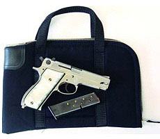 Locked gun bag