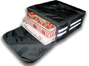 pizza bag with rack